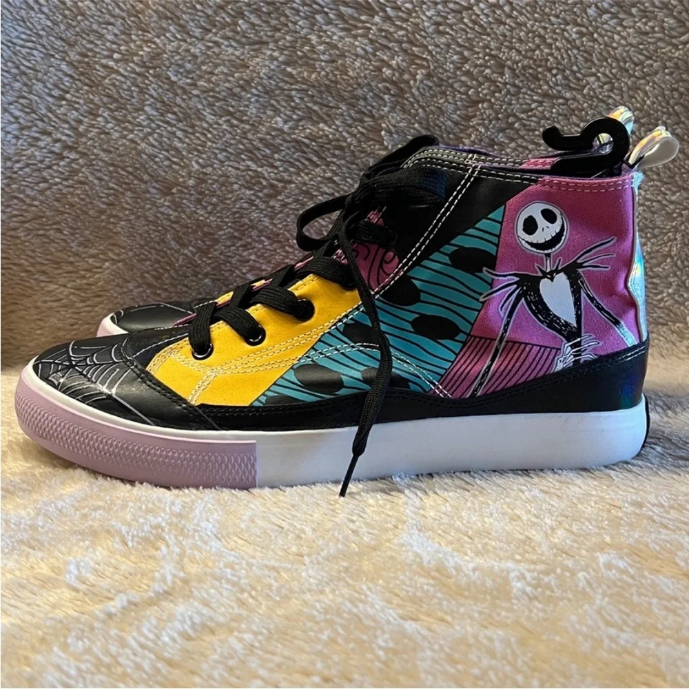 DISNEY Women's Disney Nightmare
Before Christmas High Top Lace Up Sneaker - Picture 4 of 12